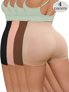 1 COUNT Women's Seamless High-Waist Shaping Panties, Butt Lifting & Waist Slimming Underwear, Comfortable Daily Wear for All Seasons, Shapewear