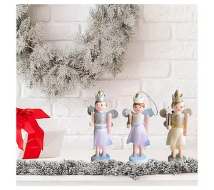 Santa's Workshop 5" Princess Nutcracker Ornaments, Set of 3 Santa's Workshop 5" Princess Nutcracker Ornaments, Set of 3