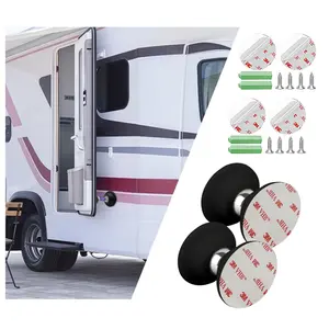 2pcs/1pcs RV Magnetic Door Locks: Built to Last with a Robust Design.Ideal for Door Brackets on Trailers, Rvs, And Campers. Simple to Install And Provides a Secure Fit.an Essential Lo