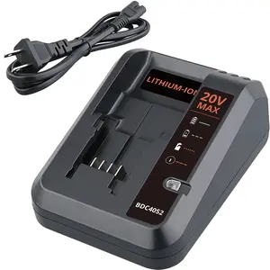 20V Battery Charger PCC692L Compatible with Porter Cable 20V Lithium Battery PCC680L PCC685LP and Compatible with Black Decker 20V Battery LBXR20 LB2X4020