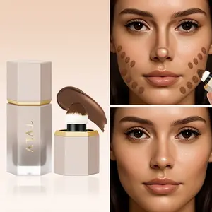 1pc Concealer Cream, Non-Transferable, Redefines Facial Contours, Smooth, Moisturizing, Lightweight, Holiday Gift, Suitable for All Skin Types, Four Colors Available