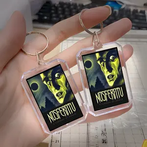 Classic Horror Movie Keychain – High-Quality Acrylic Keyring for Vintage Horror Fans, Collectors, and Movie Enthusiasts – Unique Gift, Durable, Stylish, and Perfect for Everyday Use
