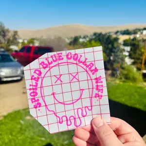 Spoiled Blue Collar Wife- Automotive and Home Vinyl Decal