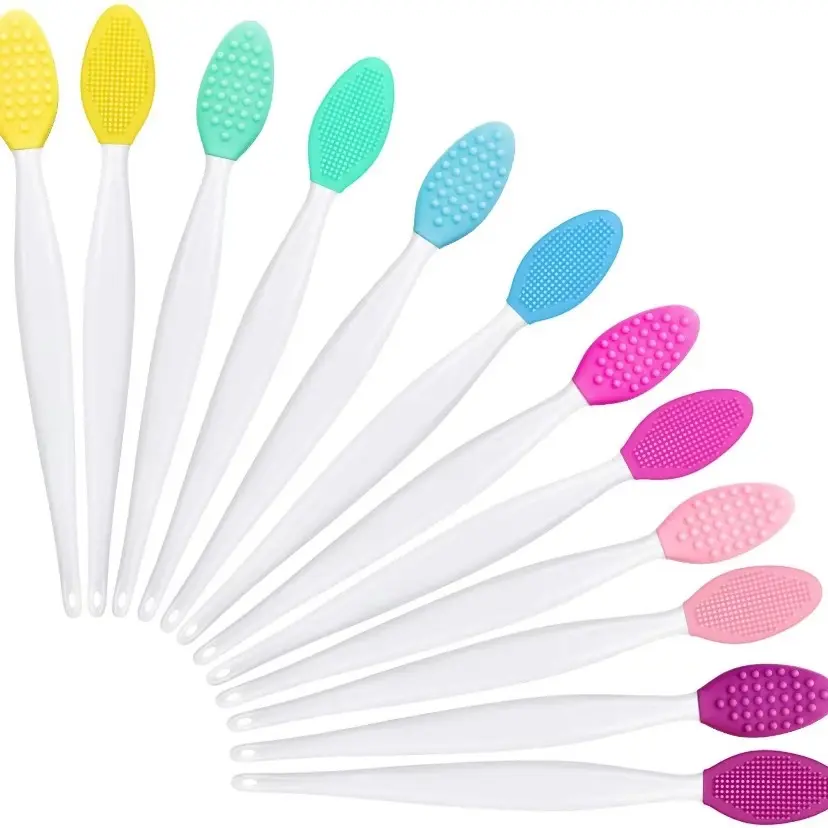 Silicone Lip Scrub Brush + Free SunGlossed Lip Scrub for Smooth Pout - Lip Care, Skincare Luxury Comfort Moisturize Moisturizer