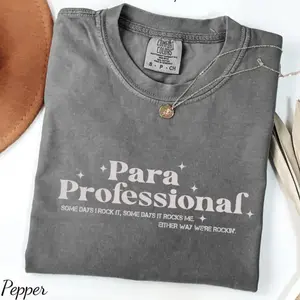 (100% Cotton )Paraprofessional Chaos Coordinator T-Shirt, Teacher Aide Graphic Tee, Para Teacher Assistant Shirt, Funny School Staff Tee, Unisex Gift