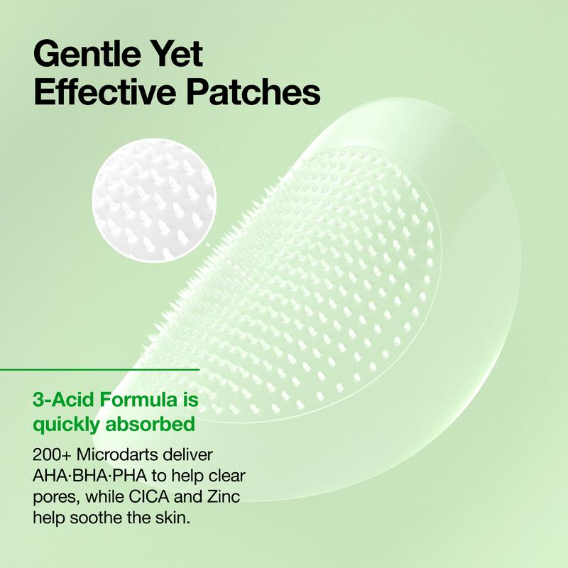 [Anua Official Shop] Triple Acid Spot Care Microdart Patch (12EA) ｜spot care, AHA, BHA, PHA, Centella, Hydrocolloid Patch, korean skincare, non-comedogenic, acne calming, sensitive skin, soothing, gentle, acne-safe, gentle exfoliant