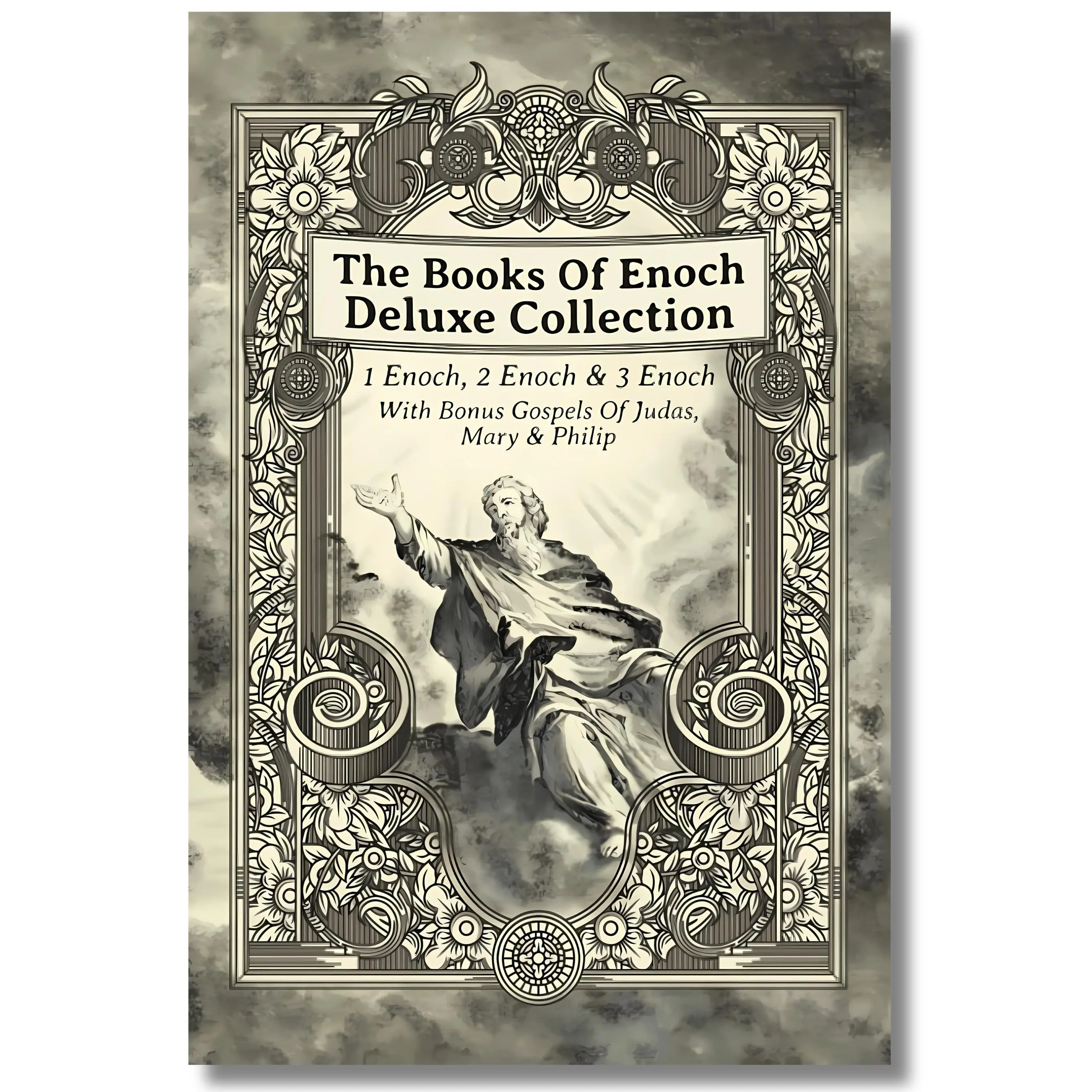 The Books Of Enoch Deluxe Collection: 1, 2, 3 Enoch & Bonus Gospels Of Judas, handy size jesus bible christian book