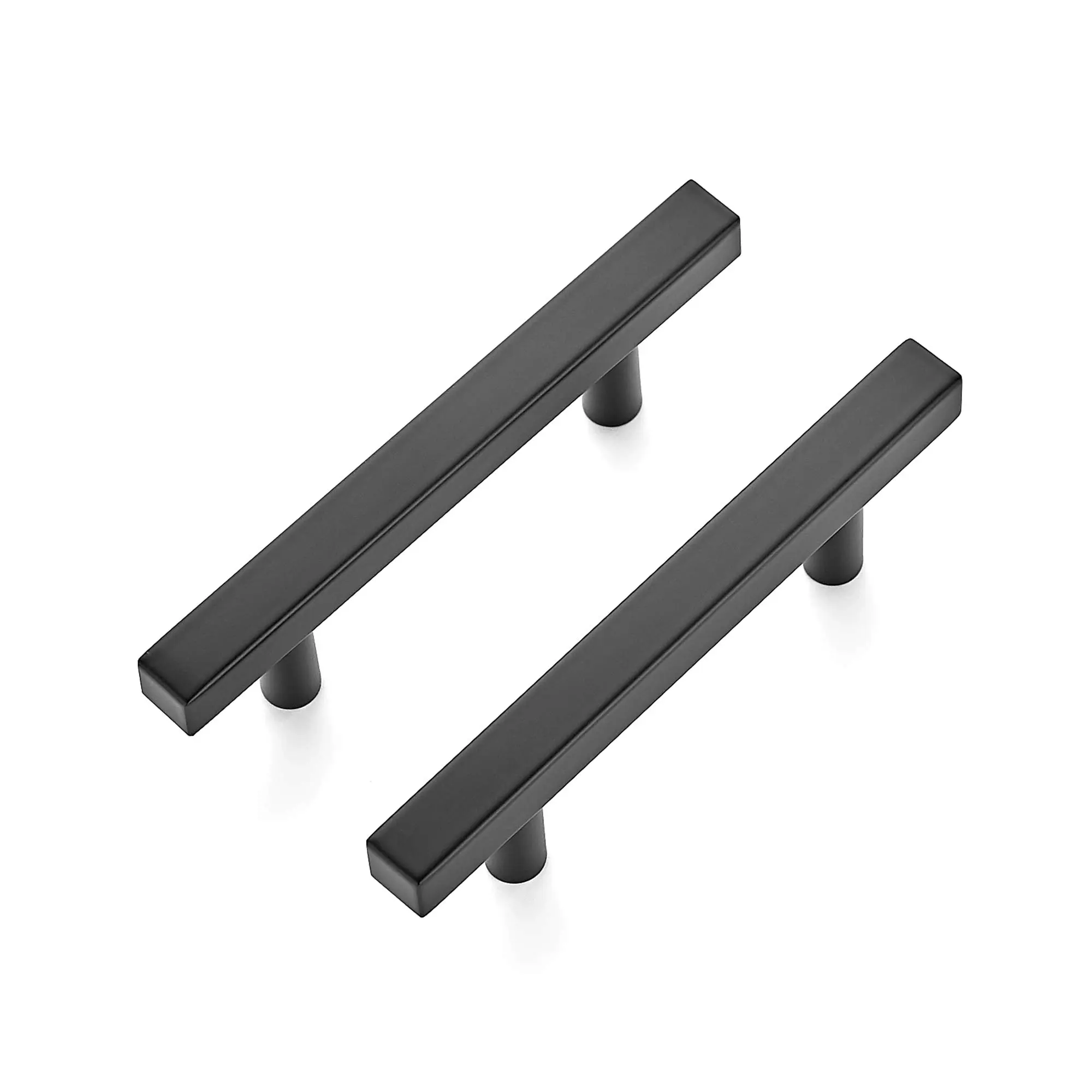 Ravinte 5 inch Square Cabinet Pulls Stainless Steel Kitchen Drawer Pulls Cabinet Handles 5”Length, 3” Hole Center