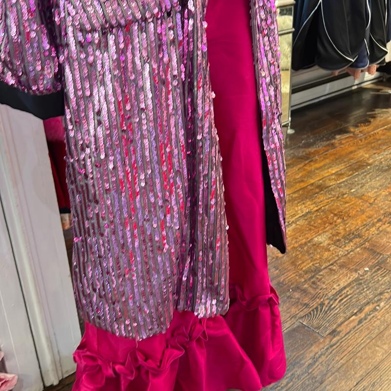 FREE PEOPLE Ella fully sequin duster coat