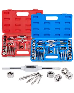 Orion Motor Tech 40/80pc Tap and Die Set in SAE and Metric Sizes, Metric and Standard Tap Set and Die Tool Set for Internal and External Threading Hardware,car stuff, truck stuff, Limited Time Deal