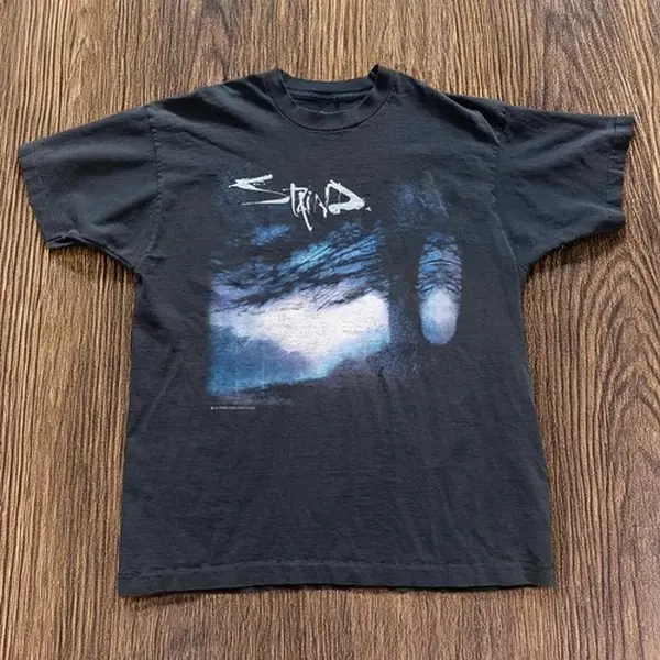 HOT Staind Band Black Short Sleeve Unisex Black T-shirt Size S-5XL