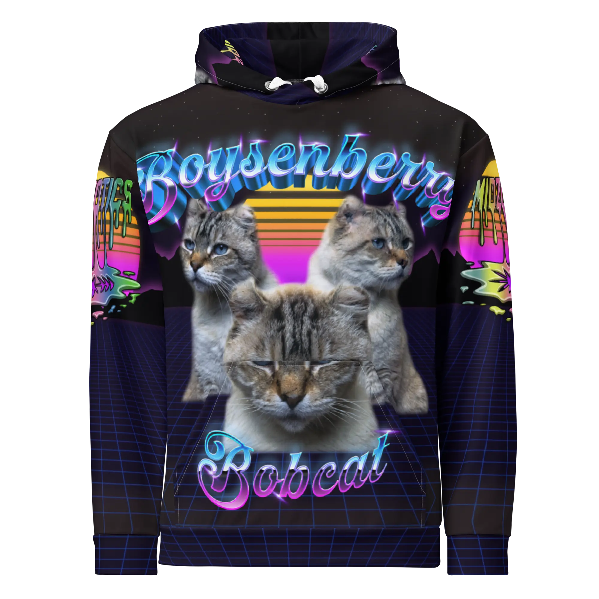 Boysenberry Bobcat Unisex Hoodie
