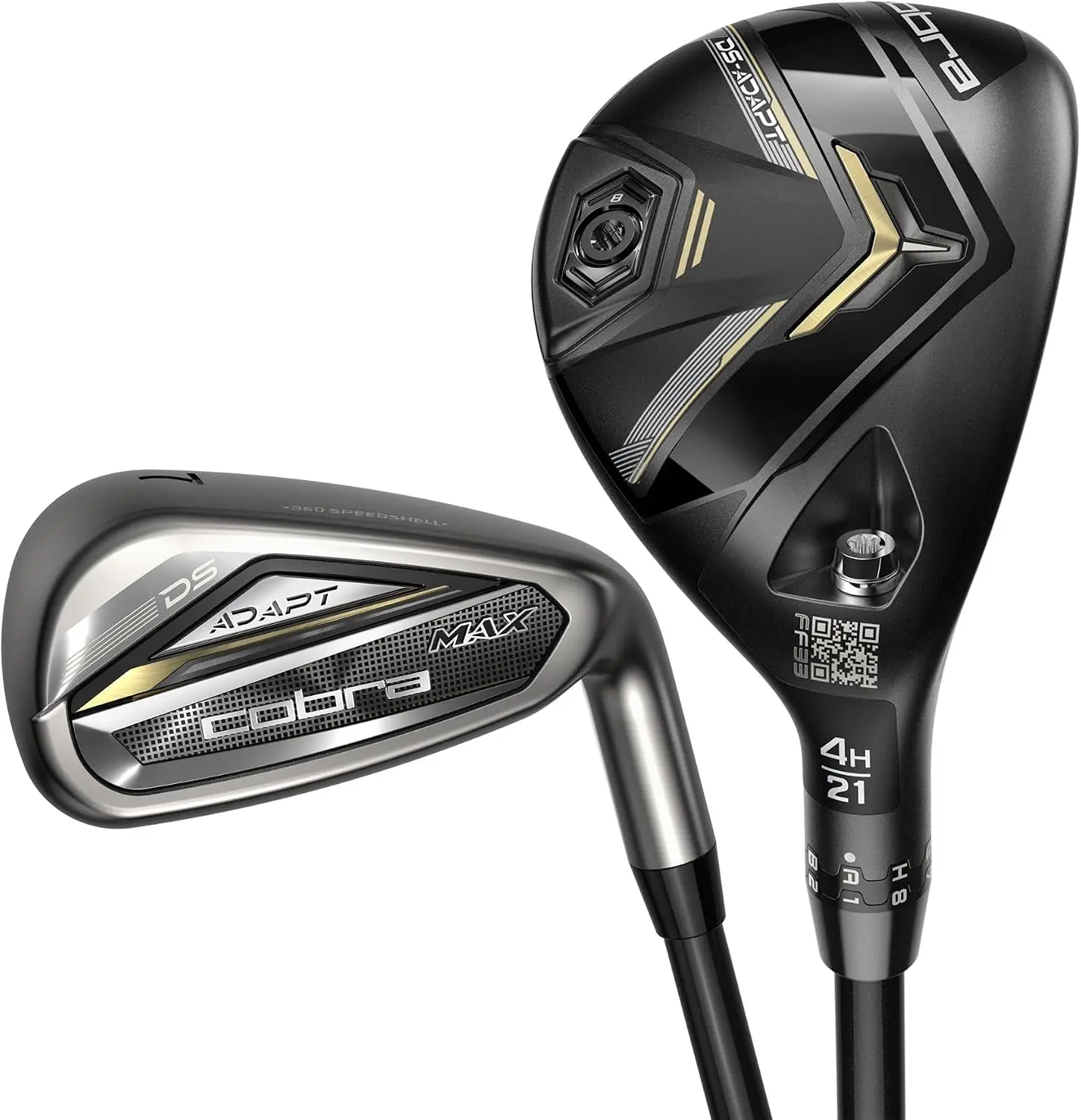 NEW Cobra Women's DS-Adapt MAX Iron Set Hybrid 5-GW RHand KBS Graphite 55L Shafts