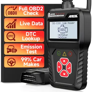 ANCEL AS100 OBD2 Scanner Check Engine Fault Code Reader Diagnostic Tool, Automotive OBDII  Detectctor Turn off the MIL Check Engine Analyzer Car Diagnostic Scanner, Free Update