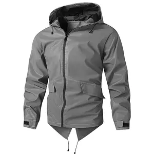Reflective Windproof Hooded Jacket for Running Sports Casual Night Lightweight Luminous Fashionable Funny Style