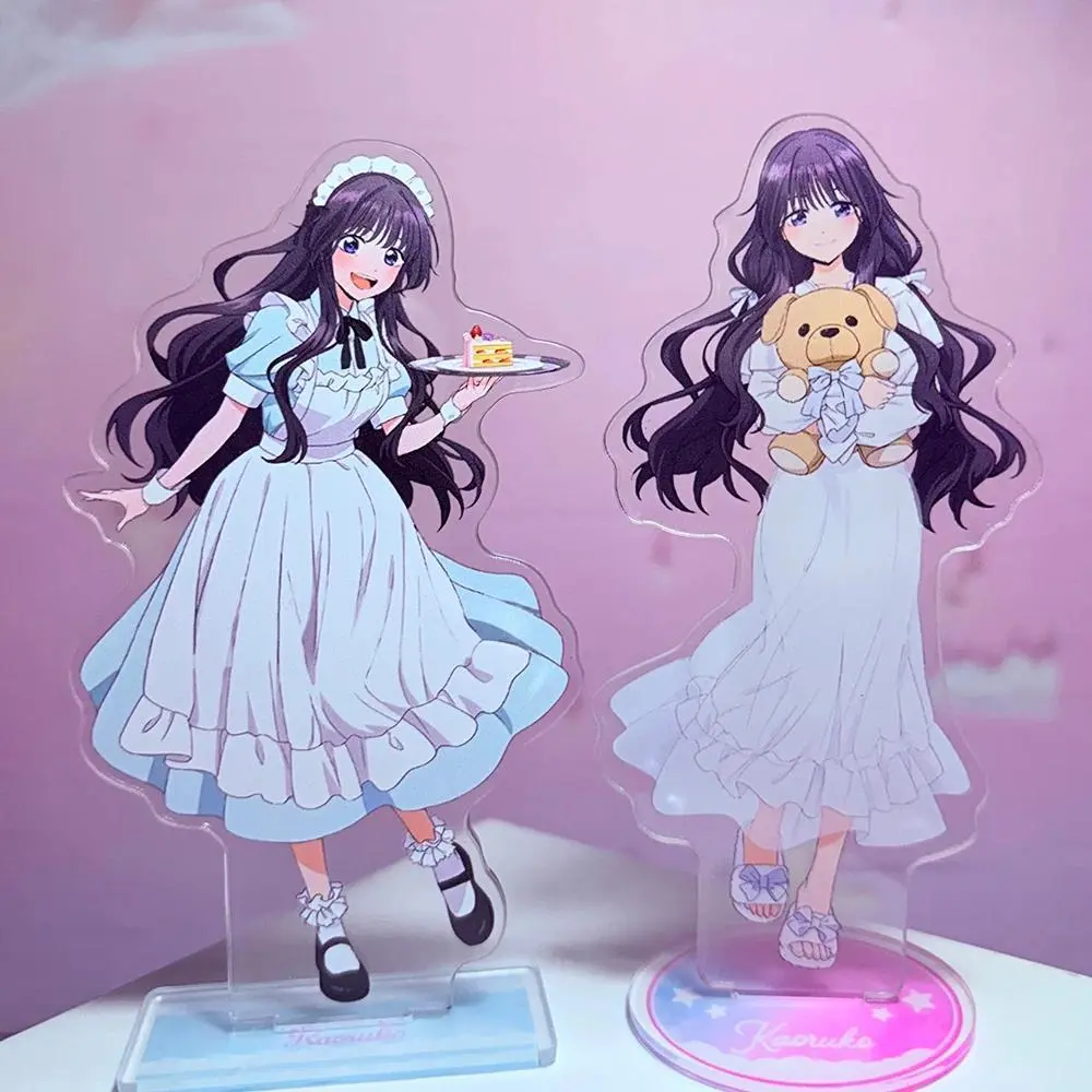 Anime & Manga The Fragrant Flower Blooms with Dignity Kaoruko Waguri Cosplay Acrylic Figure Set, 10cm(3.94in) Film-Coated Desktop Ornament, Home Decor House Decoration Statue Prop, Film Coating