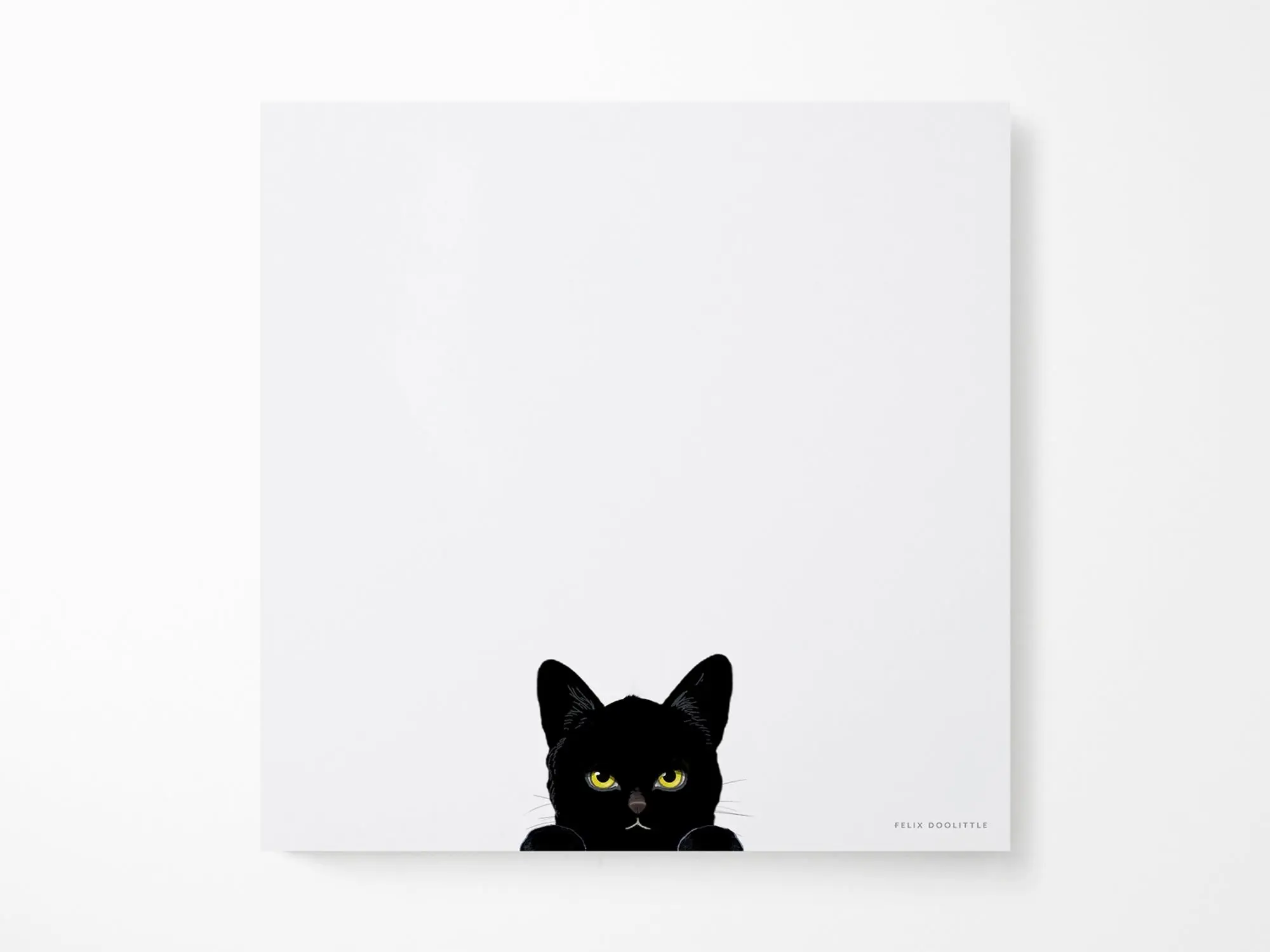 Black Cat Notepad Black Cat Notepad