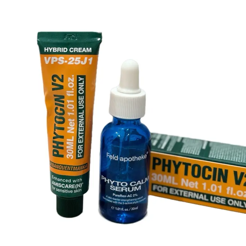 Combo serum phyto 30ml cream phytocin V2 30ml Skin Repair Glow Kit Combo serum phyto 30ml cream phytocin V2 30ml Skin Repair Glow Kit