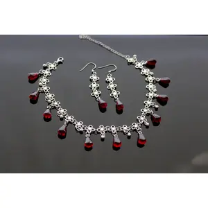 Handmade Pomegranate Jewelry Set - High Quality Handmade Jewelry with Pomegranate Seeds