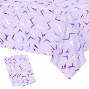 Lightning Crack Party Tablecloth, Waterproof Disposable Table Cover, Perfect Gift for Friends and Couples, Ideal for Weddings, Birthdays, Holidays