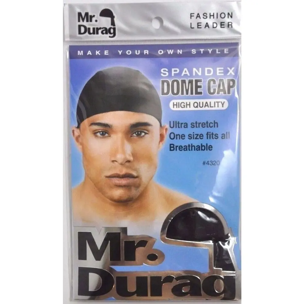 Mr. Durag SPANDEX DOME CAP BLACK