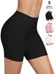 Slip Shorts for Under Dresses Women High Waist Anti Chafing Seamless Underwear Boyshorts Panties Under Shorts