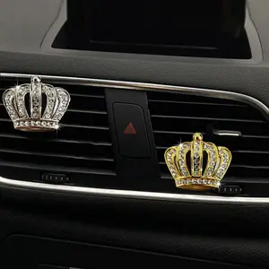 Car Air Vent Decoration with Crown Pattern, 1 Count Car Interior Accessory, Stylish and Durable Auto Decor, Perfect for Any Vehicle, Car Accessories