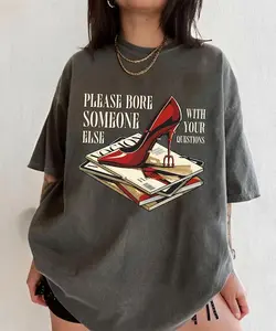 Runway Fashion Boss Lady Graphic Tee  Unisex Vintage Style Shirt