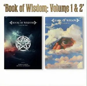 Book of Wisdom Volume 1&2 Paperbook Soft Cover Regular Edition English Spiritual Guidance Guide to Awakening and Transformation magic soft cover ramadan gifts prayer bookSpiritual Bible Study Journal new bible bible collection the jesus bible