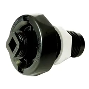 Waterway Plastics  Drain & Fill Valve - Black