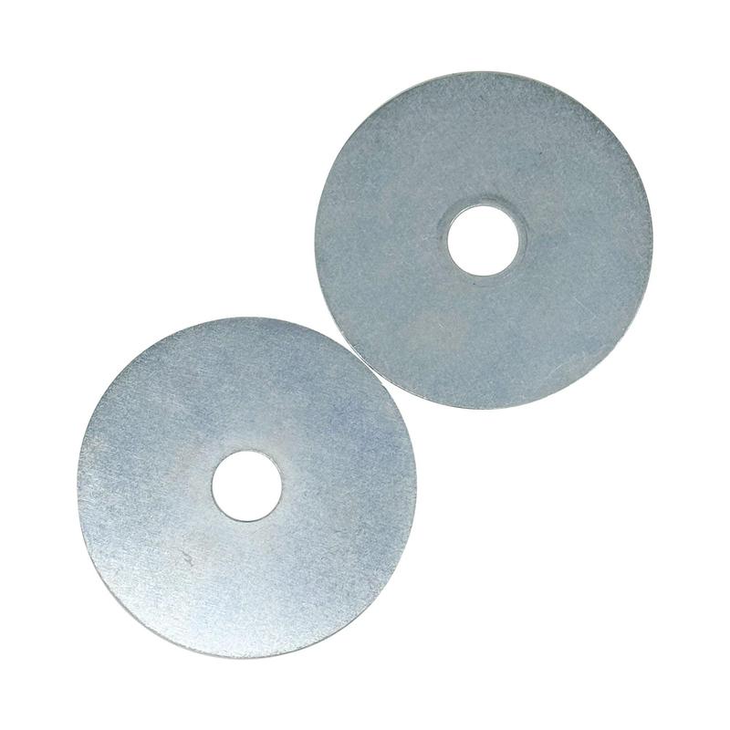 Renegade Products 3" x 5/8" Flat Steel Safety Flanges – Secure Mounting for Buffing Wheels in High-Speed Polishing Applications