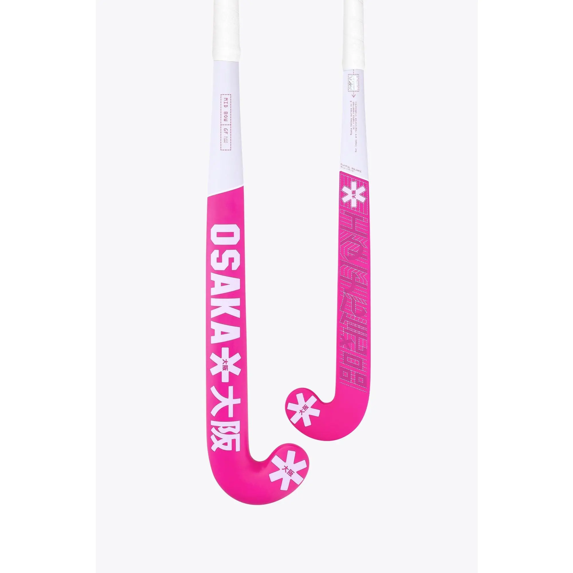 Osaka Field Hockey Stick Mid Bow GF | Electric Fuchsia