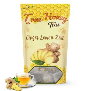 True Honey Teas Ginger Lemon Zest - 12 Pack