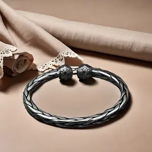 Full Silver s925 Bangle Sterling Silver bangle Men's open bangle can be freely adjusted size for boyfriend's birthday holiday gift Silver weight 45g / 1.58oz