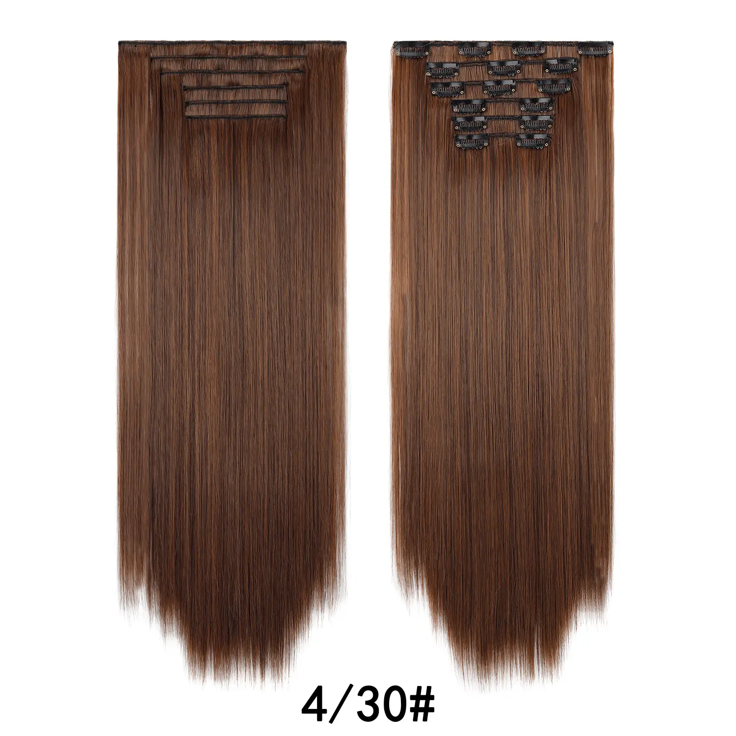 Medium Brown and Medium Auburn