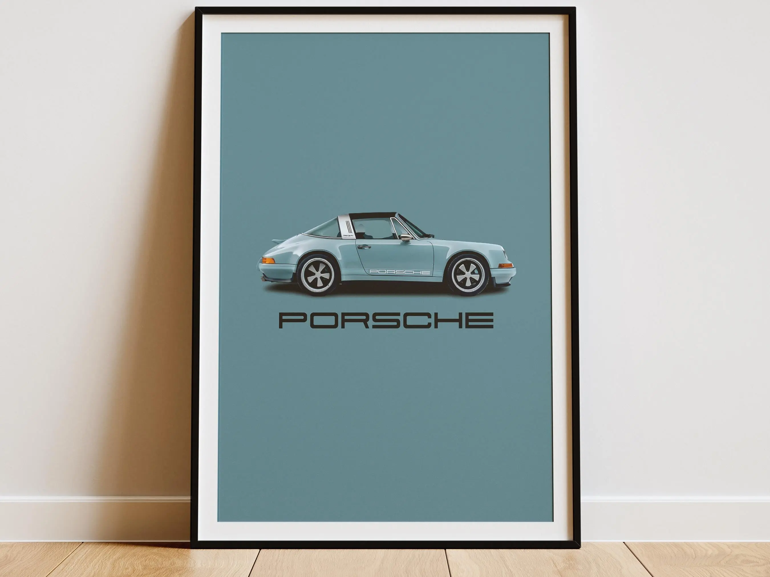 Porsche 1976 911 Turbo Poster - 911 Turbo Print - Car Print - Car Wall Art - Car Poster - Boys Room Decor