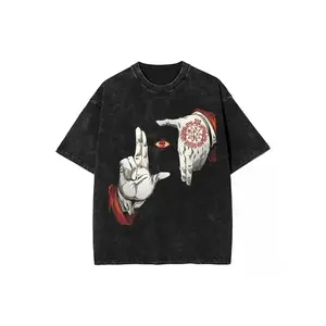 Hellsing Alucard Anime Graphic T-shirt + Soft Unisex Tee + Oversized Fit + Vintage Washed, Street Vibe, Shortsleeve Top Basic Cotton Fabric