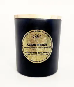 Clean Breeze Soy Beeswax Candle 10oz Long Burn