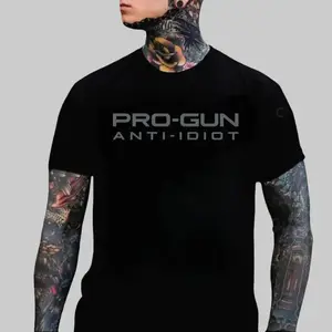 Pro-Gun Anti-Idiot T-Shirt – 2A Patriot Apparel for Men,Casual,shop