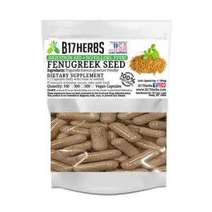 Pure Fenugreek Powder Veggie Capsules | 100 caps, 700mg