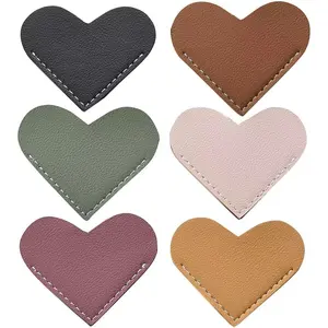 6 count Bookmarks for Women Book Marks for Reading Lovers, Cute Leather Heart Bookmarks for  Teachers Students Book Reading Lovers Present