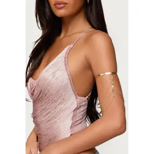 Festival Rhinestone Chain Arm Cuff