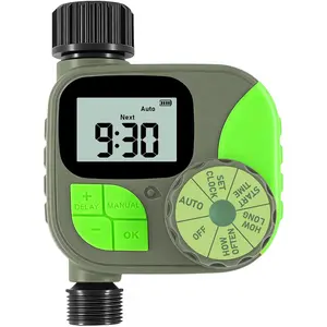 Sprinkler Timer for Garden Hose - Irrigation Timer for Outdoor Faucet, Automatic Programmable Watering Irrigation with Rain Delay/Manual Mode, Watering System Drip Irrigation for Yard Lawn Pool