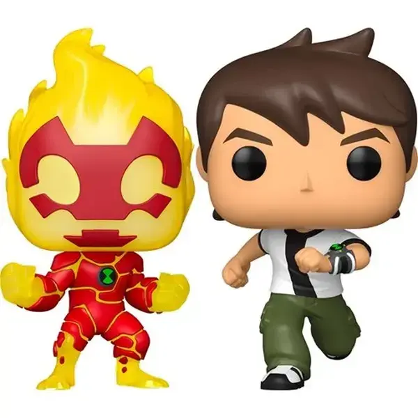 Funko Pop! Ben 10 (HeatBlast and Ben Tennyson Vinyl Figures)