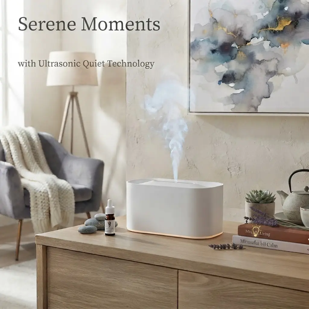 2-in-1 Essential Oil Diffuser Humidifier, Mist Maker for Bedroom and Home