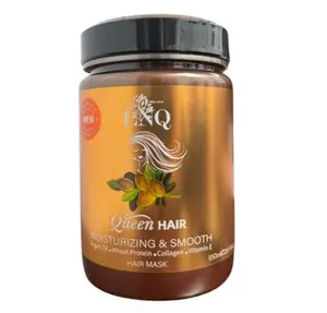 Keratina Capilar La Reina del Cabello - 850 ml - Con Argán y Colágeno | Proteína de Trigo y Vitamina E in Sal ni Parabenos | Hidratación y Alisado Profundo