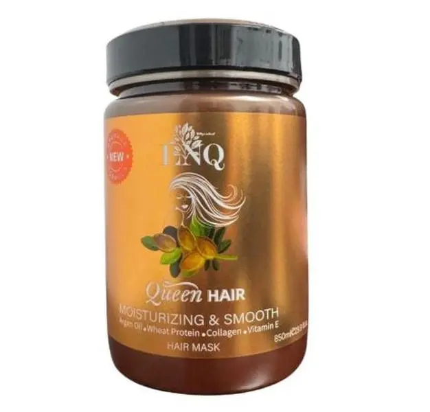 Keratina Capilar La Reina del Cabello - 850 ml - Con Argán y Colágeno | Proteína de Trigo y Vitamina E in Sal ni Parabenos | Hidratación y Alisado Profundo