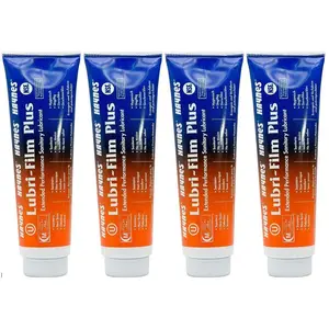 Lubri-Film Plus Food Grade Grease, O-Ring Lubricant, Food Safe Machine Lubricant, 4 Ounce Tube, Pack of 4 Tubes