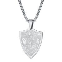 Shield Pendant Style-Steel