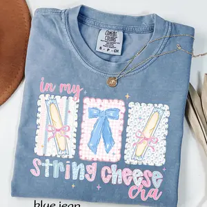 Comfort Colors  In My String Cheese Era Mama TShirt, Trendy Overstimulated